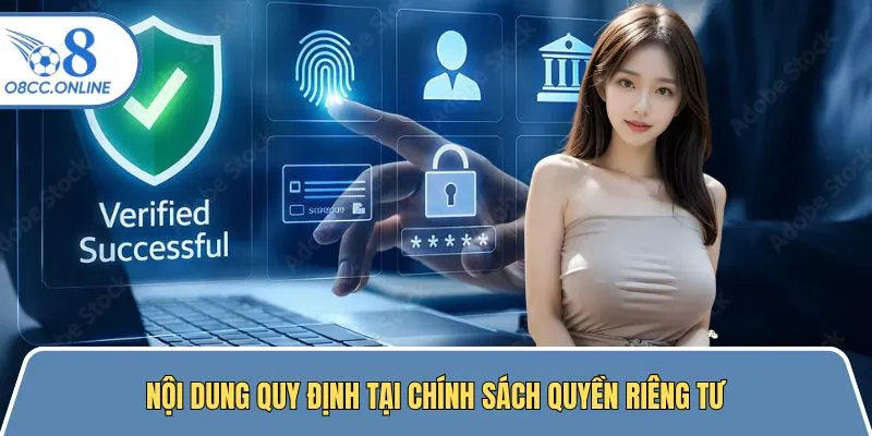 Nội dung quy định cụ thể tại chính sách quyền riêng tư của sân chơi